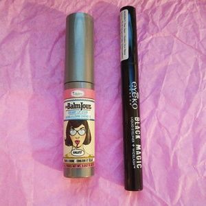 TheBalmjour Lip Stain & Eyeko Liquid Liner